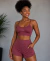 Conjunto Fitness Short+ Top Alça Trançada