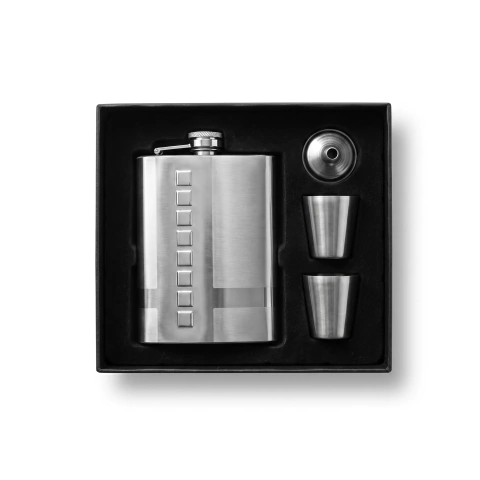 Petaca Set 2 Vasos Metal