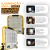 Refletor Holofote Led C/ Bateria Recarregável Portátil 500W - BRDROP