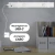 Kit Luminária Led Sensor Presença Dimerizável Controle 30cm - loja online