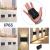 Arandela Luminária Lâmpada Led Parede Sensor Solar Gold Sand