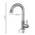 Torneira Bancada Lavatório Banheiro Aço Inox 304 1/4 - BRDROP