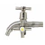 Torneira Lavanderia Tanque 2 Saídas Aço Inox 304 Escovado - BRDROP