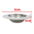 Ralo Pequeno P/ Pia Cozinha Borda Inox Coletor Premium Ø9cm na internet