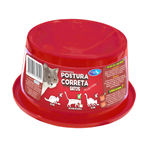 COMEDOURO POSTURA CORRETA PARA GATOS - comprar online