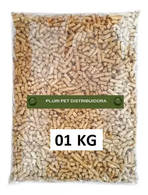 Granulado Higiênico de Madeira PLURI-PET: Ecológico, Super Absorvente e Sem Cheiro para Gatos, Aves, Répteis e Roedores!