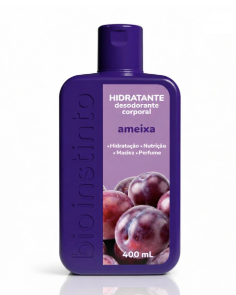 HIDRATANTE DESODORANTE CORPORAL AMEIXA 400ML BIO INSTINTO