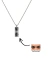 Colar com medalha personalizada olhar 2,5x1cm - Inox