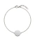 Pulseira com medalha personalizada redonda 1,5cm - Inox na internet