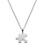 Colar com medalha personalizada quebra-cabeça 1,5x1,5cm - Inox - comprar online