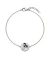 Pulseira com medalha personalizada redonda 1,5cm - Inox