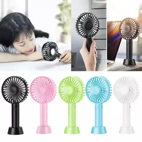 Mini Ventilador Portátil De Mão E Mesa Usb Recarregável OFERTA !!