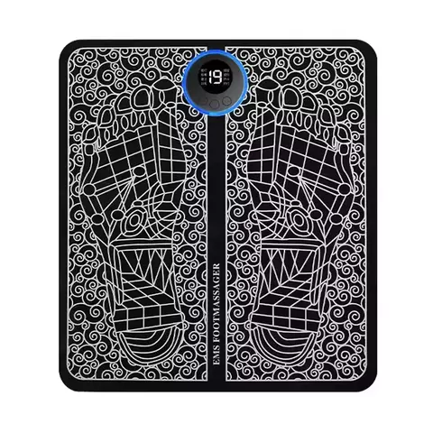 TAPETE MASSAGEADOR EMS PARA PÉS E PERNAS