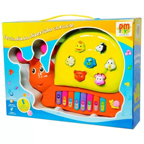 Piano Infantil Musical Caracol Divertido