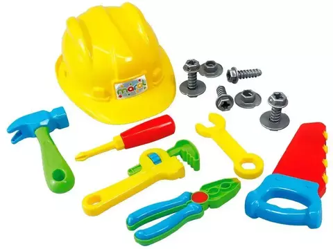 Kit de Ferramentas de Brinquedo construtor.
