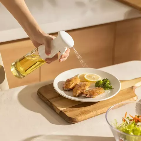 Óleo Spray Garrafa para Cozinha BBQ Cooking Dispenser Camping Baking, vinagre v