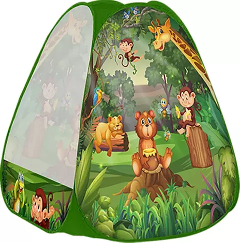 Barraca Infantil Zoológico Selva Desmontável com Bolsa. É só brincarrrrr!!