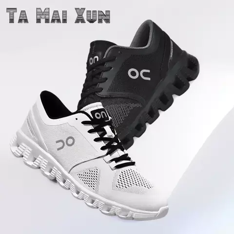 Top.1 preto tênis de corrida todas as estações sapatos masculinos tênis mara