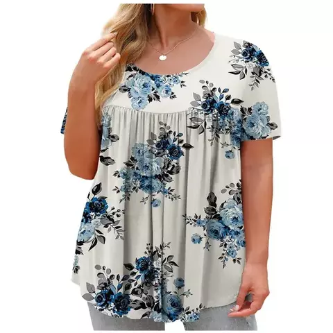 Plus size camiseta feminina 5xl casual sólido solto manga curta tamanhos grande