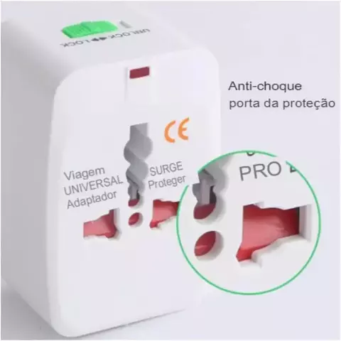TOMADA ADAPTADOR UNIVERSAL EUROPÉIA