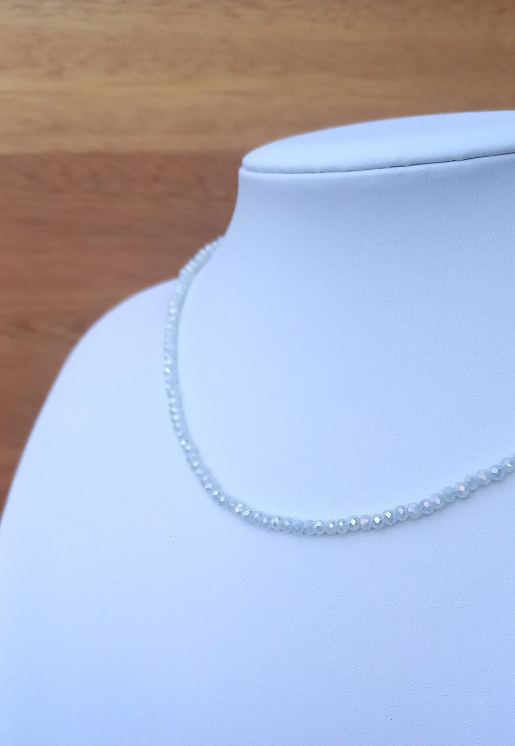 Conjunto Cristales Blanco Tornasol 40 a 45 cm