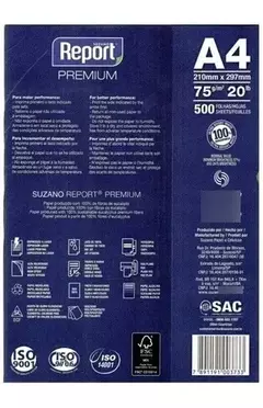 Resma Report A4 75g – Papel Blanco Premium 500 Hojas en internet