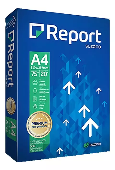 Resma Report A4 75g – Papel Blanco Premium 500 Hojas