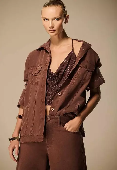 Jaqueta sarja oversized - comprar online