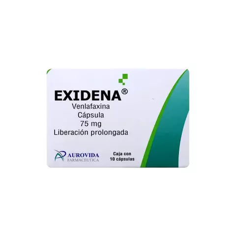 EXIDENA ® Venlafaxina 75mg c/10 caps - buy online
