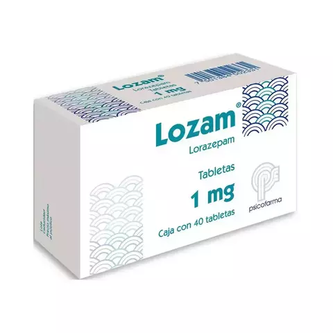 Lozam 1 mg C/40 Tab - comprar en línea