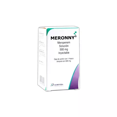 MERONNY (MEROPENEM) Sol. Iny. c/1 FCO. AMP. 500 MG - buy online