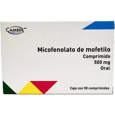 Micofenolato de mofetilo 500 mg Caja c/50 Comprimidos - buy online