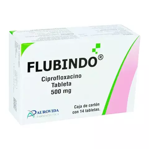FLUBINDO ® Ciprofloxacino 500mg c/14 tab. - buy online