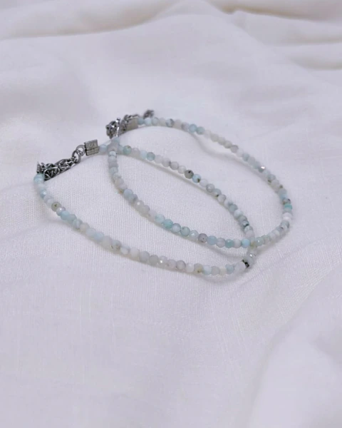 Pulseira Larimar 2mm