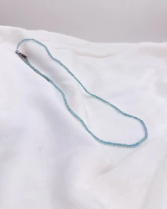 Colar Amazonita Facetado 2mm