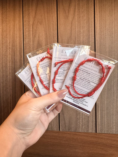 PULSEIRA KABBALAH VERMELHA