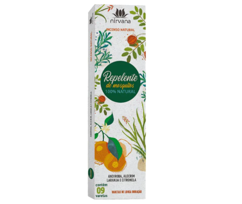 INCENSO REPELENTE - PURIFICADOR ENERGÉTICO PREMIUM - NIRVANA 09 VARETAS