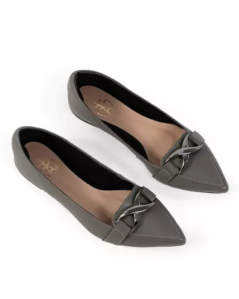 Sapatilha Napa Onix com Fivela 36 - comprar online