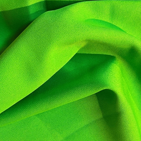 TECIDO PLANO CREPE BARBIE - VERDE VALENTINO - 1,50M DE LARGURA