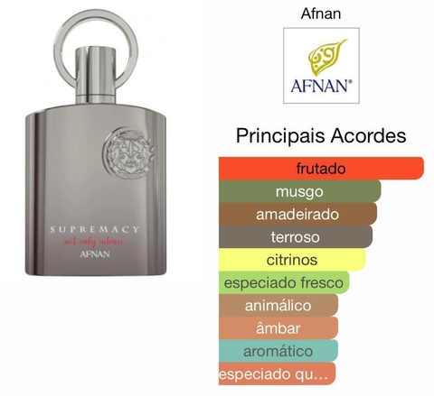 Supremacy Not Only Intense Afnan EDP 100ml Masculino - comprar online