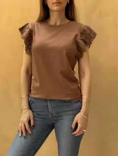 Remera Garden Chocolate - tienda online