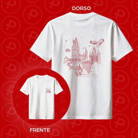 Remera REGULAR FIT - Harry Potter Lineal Rojo