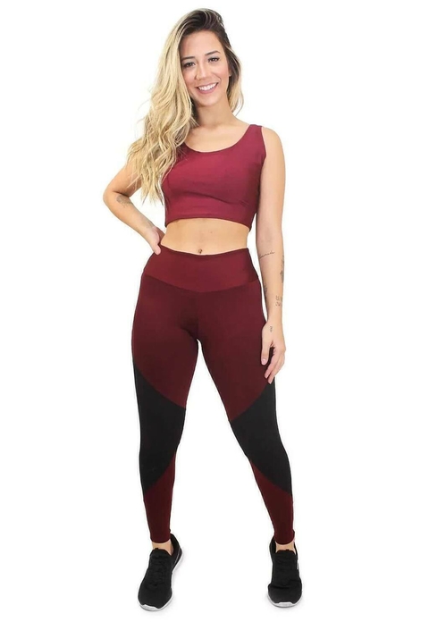 Conjunto Calça Legging e Cropped Conjunto | REF: LX8