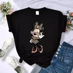 Camiseta Feminina Estilo ano 90 – Estampa Mickey e Minnie Disney - loja online