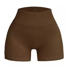 Shorts Feminino Sem Costura de Cintura Alta - ATO Brasil
