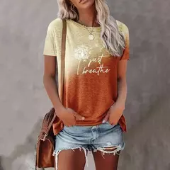 Camiseta Feminina Oversized 2025 – Estampa de Coração, Estilo Moderno e Confortável - ATO Brasil