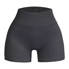 Shorts Feminino Sem Costura de Cintura Alta na internet