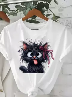 Camiseta Feminina Engraçada - Gato Frito - ATO Brasil