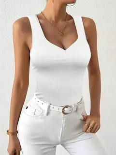 Regata Feminina com Decote em V - loja online