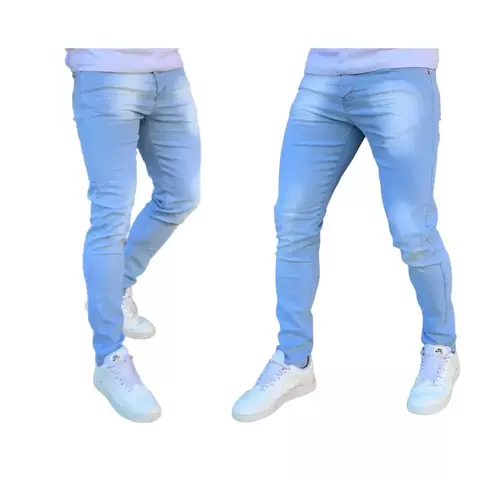 CALCA JEANS SKINNY LYCRA ELASTANO MASCULINA